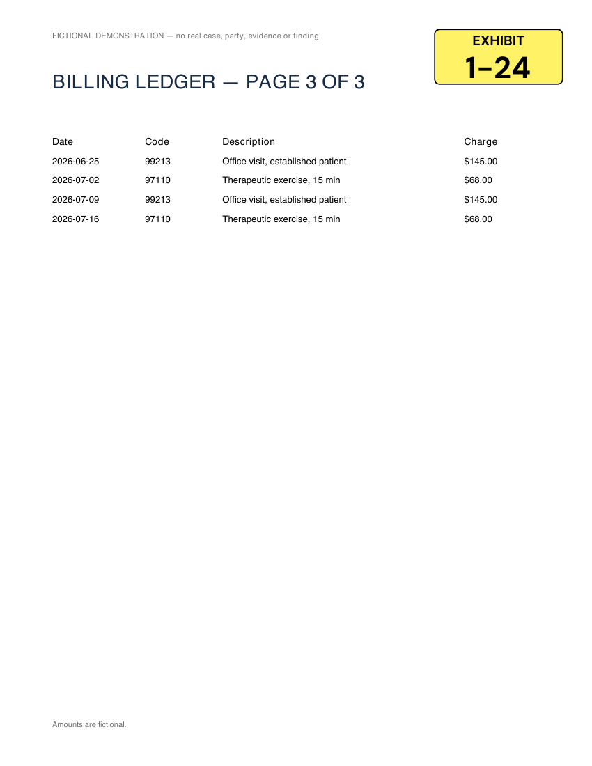 Page 24 of the medical records: EXHIBIT 1-24